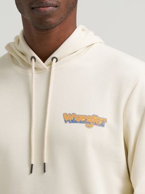 Men's Wrangler Rodeo Action Back Graphic Pullover Hoodie