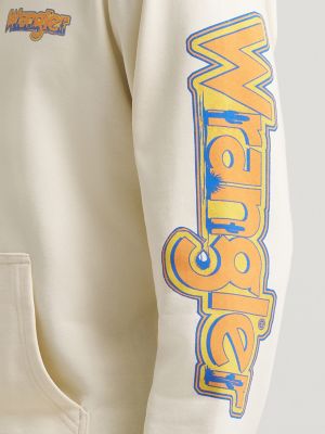 Men's Wrangler Rodeo Action Back Graphic Pullover Hoodie
