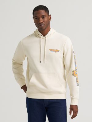 Men's Wrangler Rodeo Action Back Graphic Pullover Hoodie