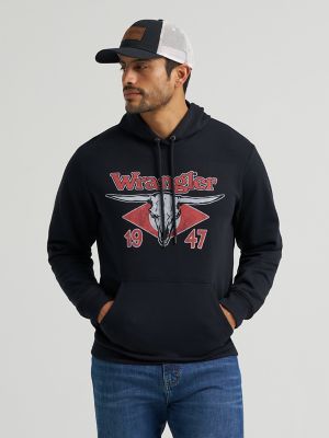 Men's Wrangler Longhorn 47 Graphic Pullover Hoodie