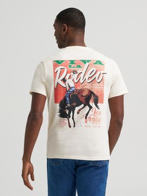 Viva La Rodeo Graphic T-Shirt in Antique White