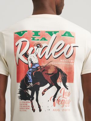 Viva La Rodeo Graphic T-Shirt in Antique White