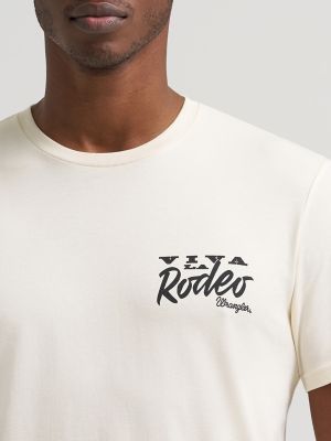 Viva La Rodeo Graphic T-Shirt in Antique White