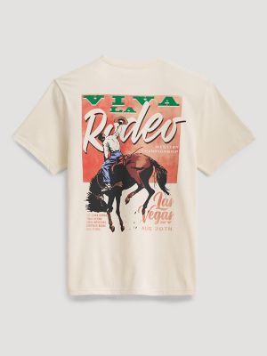 Viva La Rodeo Graphic T-Shirt in Antique White