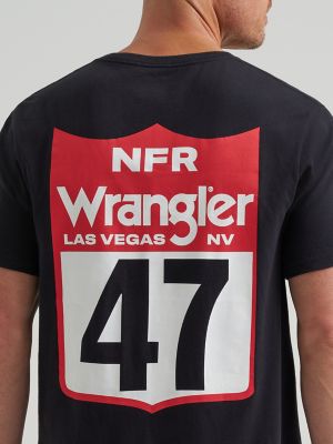 NFR Vegas Graphic T-Shirt in Black Beauty