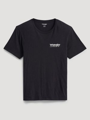 NFR Vegas Graphic T-Shirt in Black Beauty