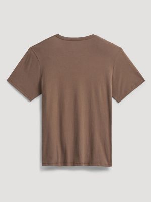 Americana Star Graphic T-Shirt in Walnut