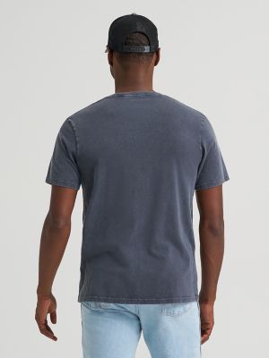 Lightening Strike Graphic T-Shirt in Black Beauty