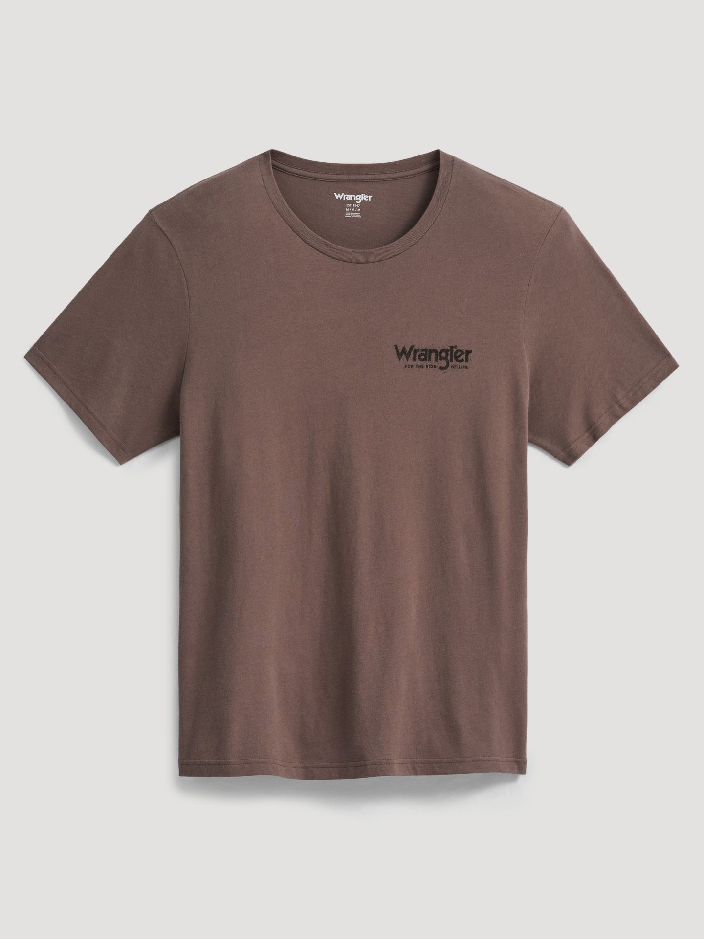 Мужская футболка Wrangler Dusty Arena с принтом, цвет: Кофейный кварцевый — фото 5