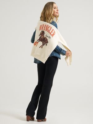 Women's Horse Stamp Fleece Sweatshirt