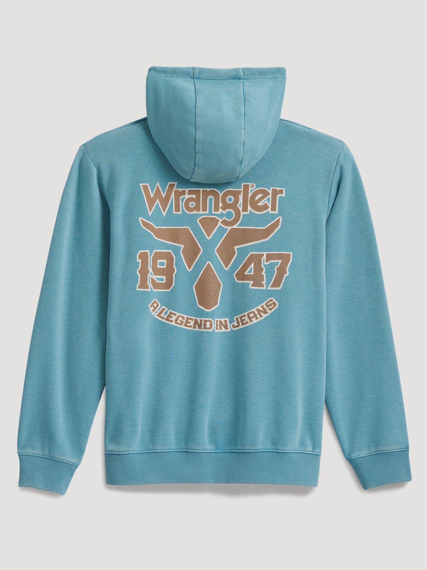 Мужское худи Wrangler Legends с принтом на спине, цвет: Синий — фото 5
