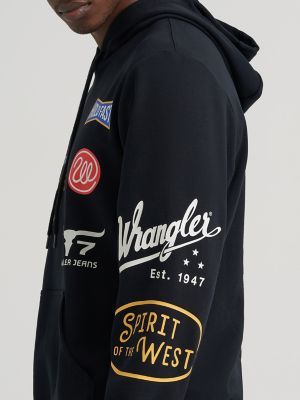 Men's Wrangler Icons Relaxed Graphic Pullover Hoodie