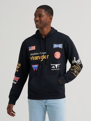 Men's Wrangler Icons Relaxed Graphic Pullover Hoodie