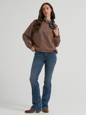 Women's Lucky Logo Canyon Crew Pullover