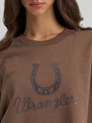 Women's Lucky Logo Canyon Crew Pullover