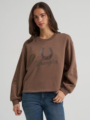 Women's Lucky Logo Canyon Crew Pullover