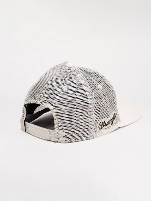 Womens Boot Stitch Trucker Hat:Black:One Size: alternative view 2