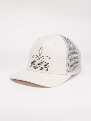 Women's Boot Stitch Trucker Hat