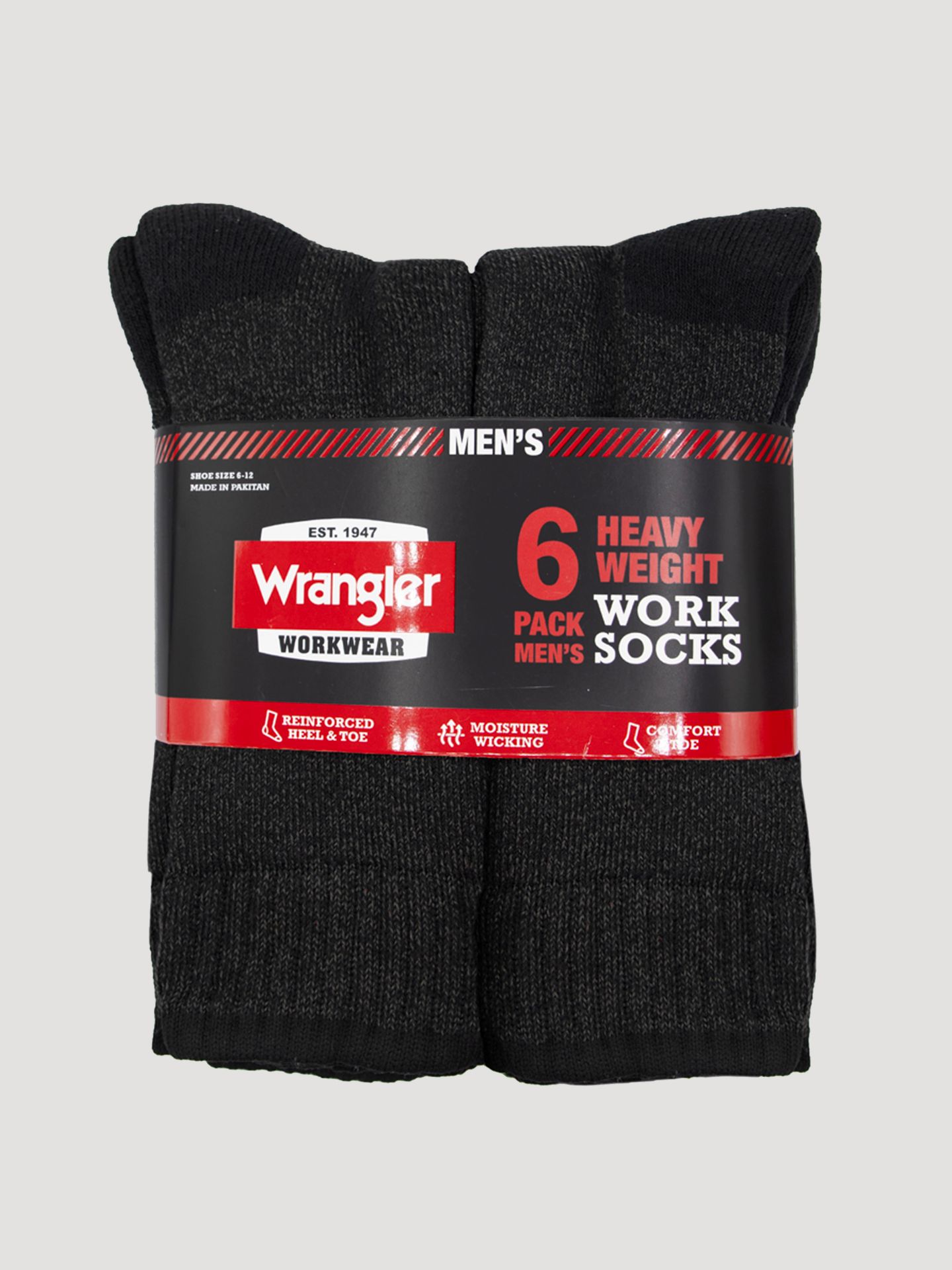 Носки для мужчин, 6 шт. — Wrangler, цвет: Чёрный — фото 3