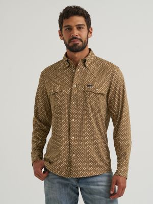 Wrangler All Terrain Gear Men's Technical Shirt in Kangaroo