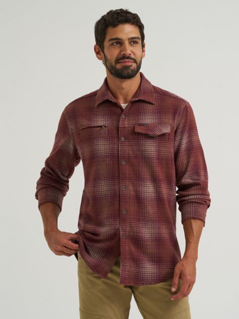 Мужские рубашки Wrangler ATG™ Men's Campsite Plaid Shirt