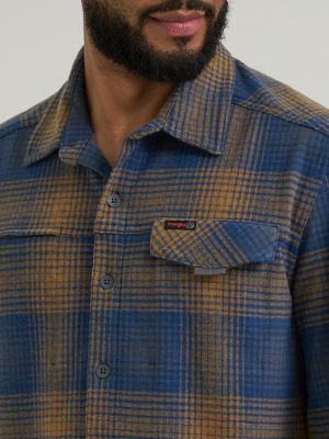 Wrangler ATG&trade; Men's Campsite Plaid Shirt