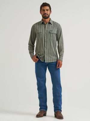 Wrangler All Terrain Gear Men's Technical Shirt in Dark Forest alternative view