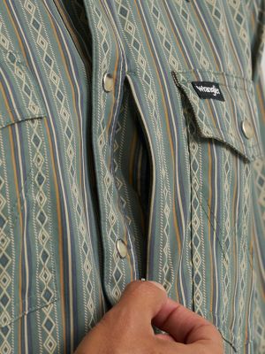 Wrangler All Terrain Gear Men's Technical Shirt in Dark Forest alternative view 6