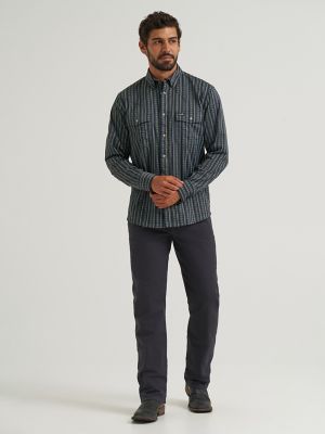 Wrangler All Terrain Gear Men's Technical Shirt in Dark Sapphire