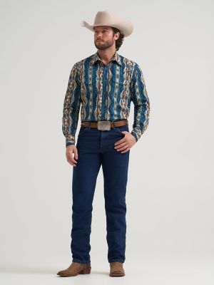 Men's Checotah&reg; Long Sleeve Western Snap Printed Shirt