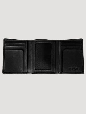 Мужские кошельки Wrangler Men's Pebble Leather Wallet — фото 2