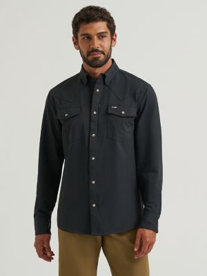 Wrangler All Terrain Gear Men's Technical Shirt in Jet Black