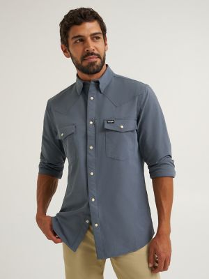 Wrangler All Terrain Gear Men's Technical Shirt in Turbulence