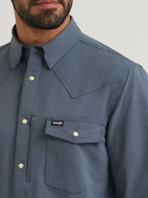 Wrangler All Terrain Gear Men's Technical Shirt in Turbulence