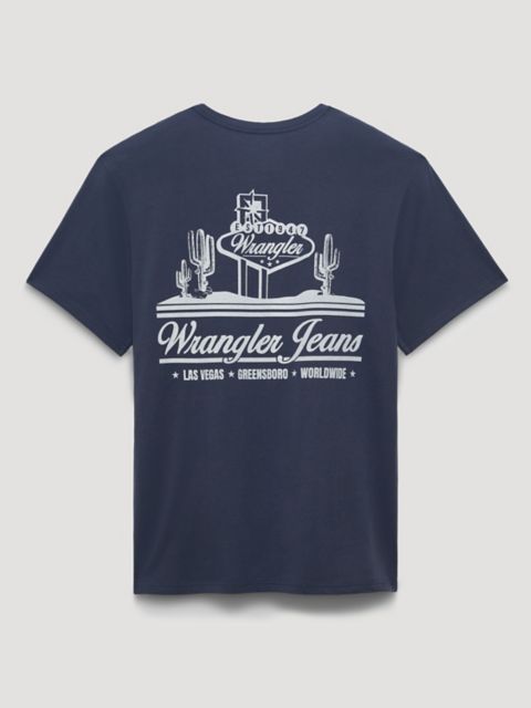 Мужские футболки Wrangler Route Lights Back Relaxed Graphic T-Shirt