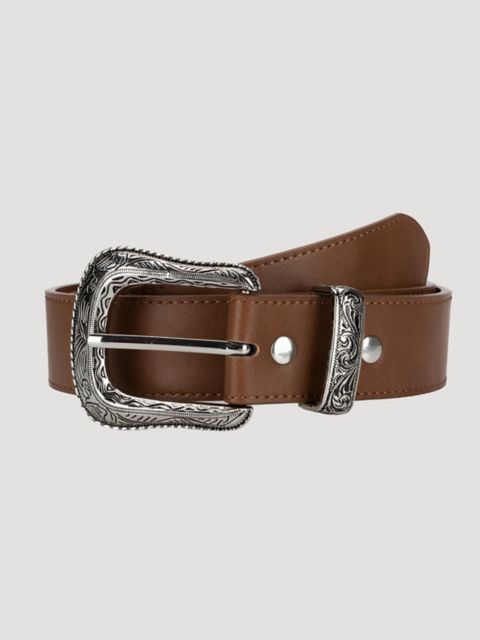 Мужские ремни Wrangler Men's Etched Buckle Belt