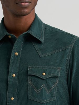 Men's Wrangler Retro&reg; Premium Western Snap Corduroy Shirt