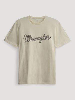 Men's Wrangler&reg; Rope Logo T-Shirt in Antique White