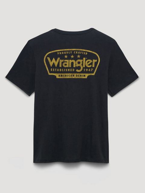 Мужские футболки Wrangler Proudly Crafted Logo Back Graphic T-Shirt