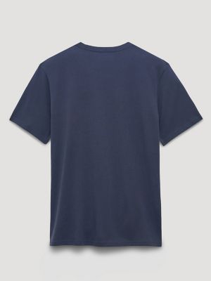Jeans Shirts Jackets Graphic T-Shirt in Ombre Blue