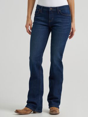 Women's Wrangler Retro&reg; Mae Mid Rise Bootcut Jean in Kennidi alternative view 2