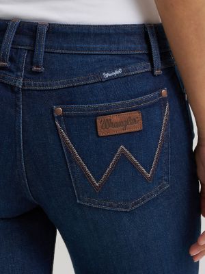Women's Wrangler Retro&reg; Mae Mid Rise Bootcut Jean in Kennidi alternative view 4