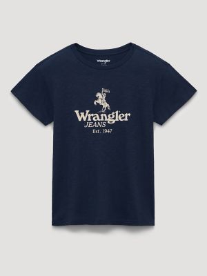 Horse Triumph Retro Reg Back Graphic Tee from Wrangler - $24.99