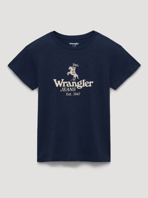 Женские футболки Wrangler Horse Triumph Retro Reg Back Graphic Tee