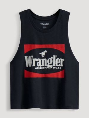 Western Wear Crop Festival Tank from Wrangler - $24.99