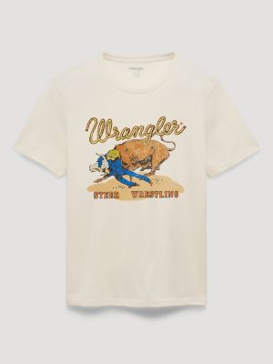 Steer Wrestling Back Graphic T-Shirt from Wrangler - $24.99