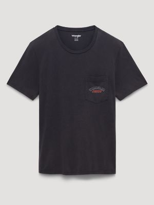 Eagle Tough Service Back Graphic T-Shirt in Faded Black alternative view