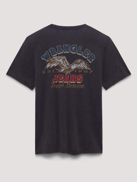 Мужские футболки Wrangler Eagle Tough Service Back Graphic T-Shirt