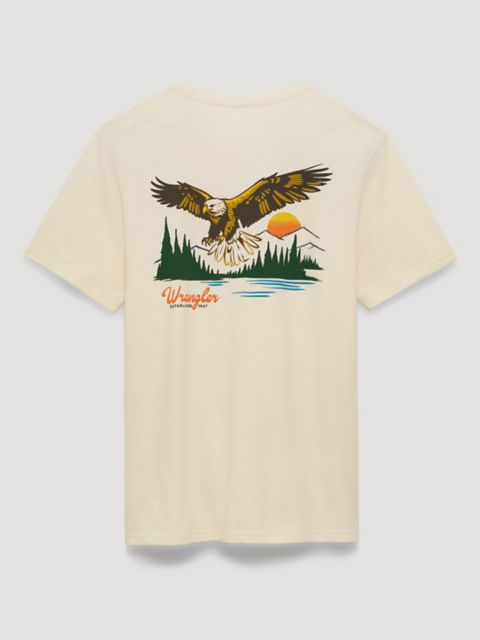 Мужские футболки Wrangler Flying Eagle Back Graphic T-Shirt