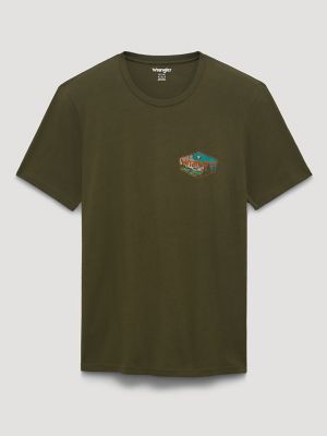 Mountain Vista Back Graphic T-Shirt in Ivy Green alternative view